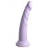 Dillio Slim Seven - dildo stimulator cu bază de ventuză (20cm) - mov