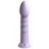 Dillio Super Eight - dildo din silicon cu bază de suctiune (21cm) - mov