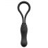 Black Velvet Perfect Fit - dildo cu ham (negru)