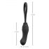 Black Velvet Perfect Fit - dildo cu ham (negru)