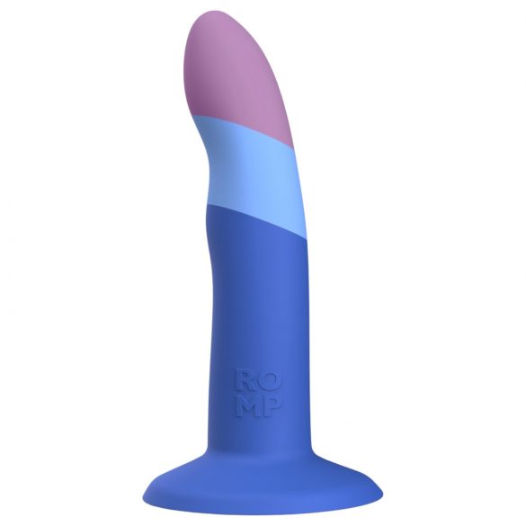 ROMP Piccolo - dildo flexibil din silicon (albastru-violet)