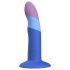 ROMP Piccolo - dildo flexibil din silicon (albastru-violet)