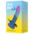 ROMP Piccolo - dildo flexibil din silicon (albastru-violet)