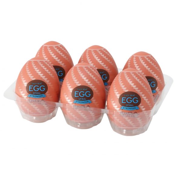 TENGA Egg Spiral Stronger - ouă masturbatoare (6 bucăți)