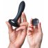 HOT Octopuss PleX cu flex - vibrator anal wireless (negru)