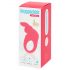 Inel vibrator pentru penis Happyrabbit - reîncărcabil (roz)