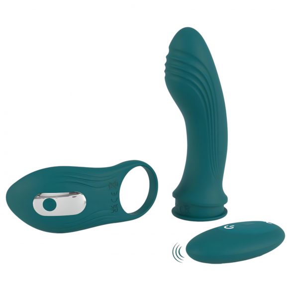 Alegerea Cuplurilor - Vibrator 3în1 versatil (turcoaz)