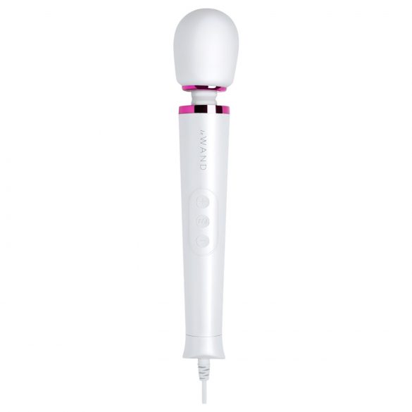 Le Wand Petite Plug-In - masajator vibrator rețea (alb)