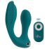 Cuplu Alegerea Hands-free - vibrator portabil (turcoaz)