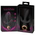 Eternal - vibrator triplu gonflabil (negru)