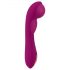 Javida - Vibrator violet cu două puncte de stimulare, gonflabil