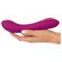 Javida - Vibrator violet cu două puncte de stimulare, gonflabil