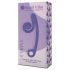 Vibrator Snail Vibe Curve - 2în1 cu stimulator clitoridian (mov)