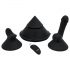 Conele Cowgirl - dispozitiv sexual inteligent cu accesorii diverse (negru)