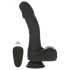 Naked Addiction - vibrator realist rotativ și pulsatoriu (negru)