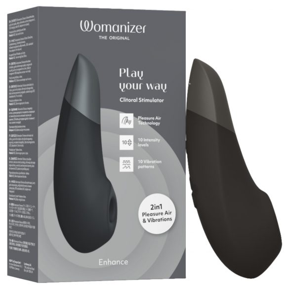 Womanizer Enhance - Stimulator pentru clitoris cu unde de aer (negru)