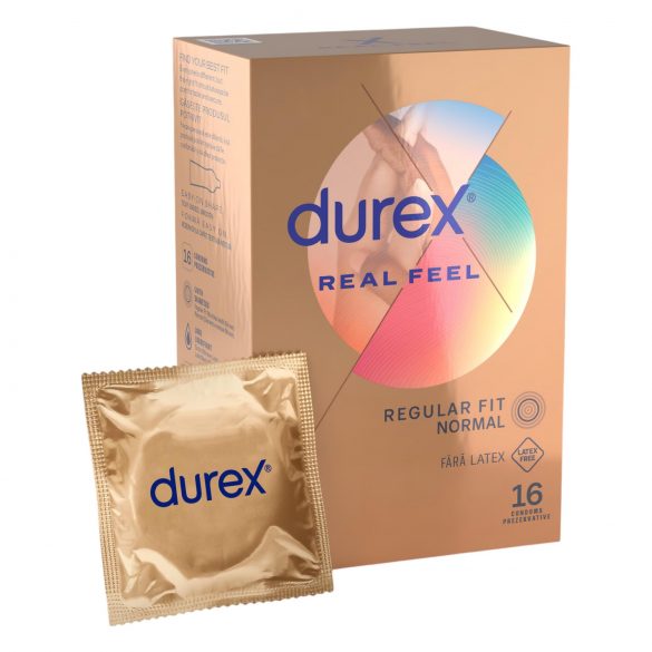 Durex Real Feel - prezervative fără latex (16 bucăți)