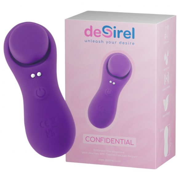 Desirel Confidential - vibrator chiloți inteligent (mov)