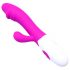 Pretty Love Snappy - vibrator G-spot rezistent la apă cu braț pentru clitoris (mov)