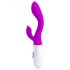 Pretty Love Brighty - vibrator waterproof, cu braț pentru clitoris și punctul G (mov)