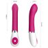 Pretty Love Daniel - vibrator impermeabil pentru punctul G (roz-alb)