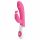 Pretty Love Gene - vibrator rezistent la apă pentru punctul G (roz-alb)