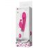 Pretty Love Gene - vibrator rezistent la apă pentru punctul G (roz-alb)