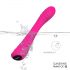 Sex HD Sunshine - vibrator cu acumulator, cu striații pentru punctul G (roz)