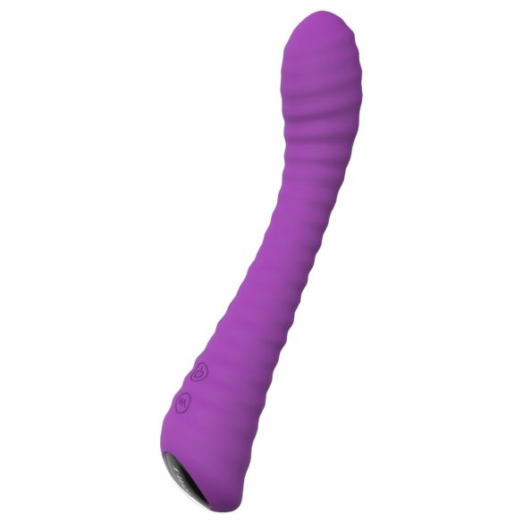 Vibrator G-punct cu acumulator, texturat, Sex HD Sunshine (mov)