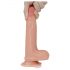 Lovetoy Nature Cock - dildo realistic cu două straturi - 18cm (natur)