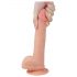 Lovetoy Nature Cock - dildo realist cu bază cu ventuză - 21cm (natur)