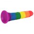 Dildo realist Lovetoy Prider - 19cm (curcubeu)