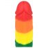 Dildo realist Lovetoy Prider - 19cm (curcubeu)