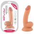 Domnul Rude - dildo realist cu ventuză, 18cm (natural)