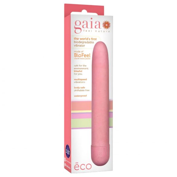 Vibrator ecologic Gaia Eco L - mare (roz)