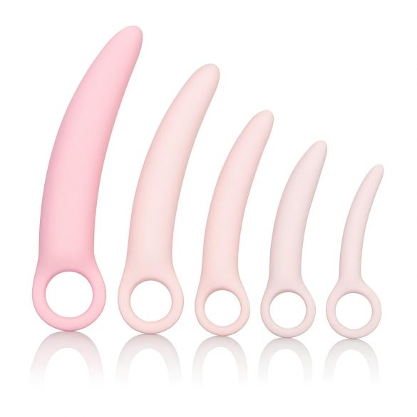 CalExotics Inspire - Set Dilatator Vaginal din Silicon Medical (roz)