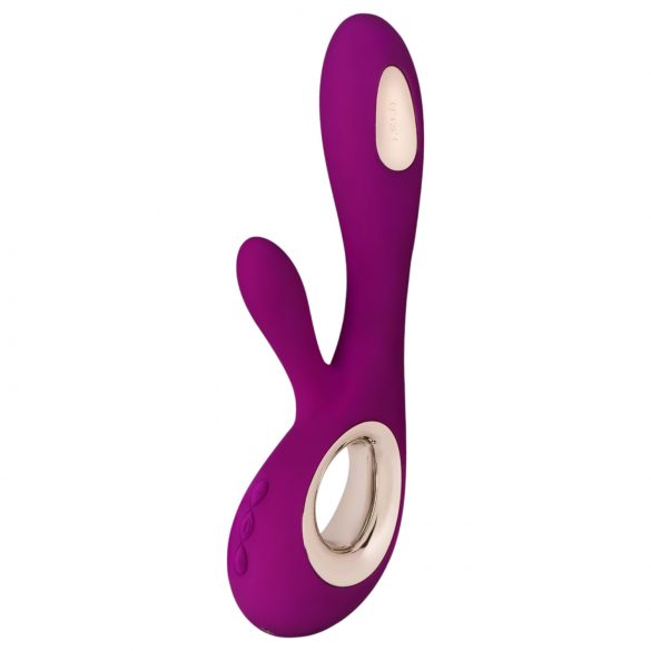 LELO Soraya Wave - vibrator cu accu, cu braț pentru clitoris și mișcare de aprobare (mov)