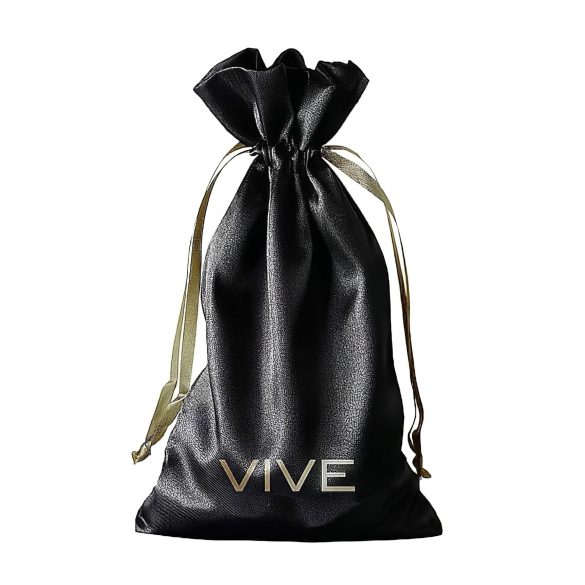 Vive - sac de jucării sexuale din satin (negru)