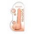 RealRock Dong 10 - dildo realist cu testicule (25cm) - natural