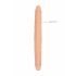 RealRock Double Dong 14 - dildo dublu (36cm) - natural