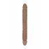 RealRock Double Dong 18 - dildo dublu (46cm) - natural închis