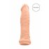 Mânecă pentru penis RealRock 6 (17cm) - naturala