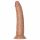 Dildo realist cu ventuză RealRock Slim, 15,5 cm (natur închis)