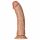 Dildo realistic RealRock cu ventuză - 15,5 cm (natur închis)