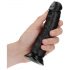 RealRock - dildo realist cu ventuză - 15,5cm (negru)