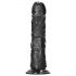 RealRock - dildo realist cu ventuză - 15,5cm (negru)