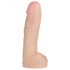 Doc Johnson Vac-U-Lock Hung 12 - dildo realistic cu testicule (natural)