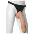 Doc Johnson Vac-U-Lock Hung 12 - dildo realistic cu testicule (natural)