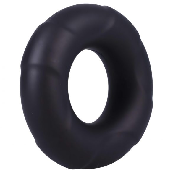 Inel de penis din silicon Doc Johnson C-Ring (negru)