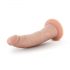 Dr. Skin 7 - dildo realist cu ventuză - natural (17,5 cm)